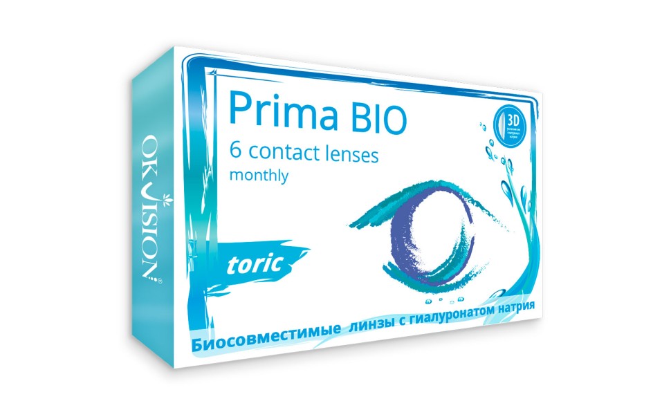 OkVision Prima bio toric (6 линз)
