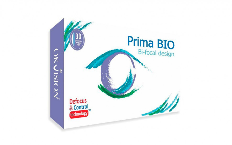 OkVision Prima bio bi-focal (6 линз)