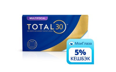 Alcon Total 30 multifocal (3 линзы)