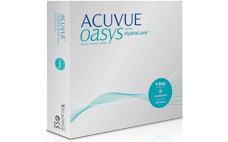 Acuvue Oasys 1-day with hydraluxe (90 линз)