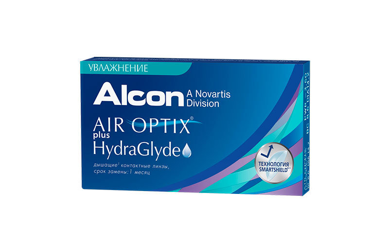 Alcon Air Optix Plus Hydraglyde (6 линз)