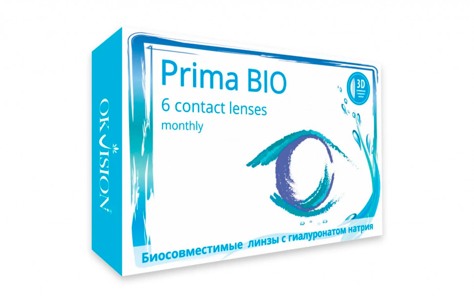 OKVISION prima Bio (6 линз). Prima Bio Bifocal линзы. Прима био контактные линзы bi Focal.